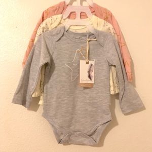 Girls 3 pack onesies